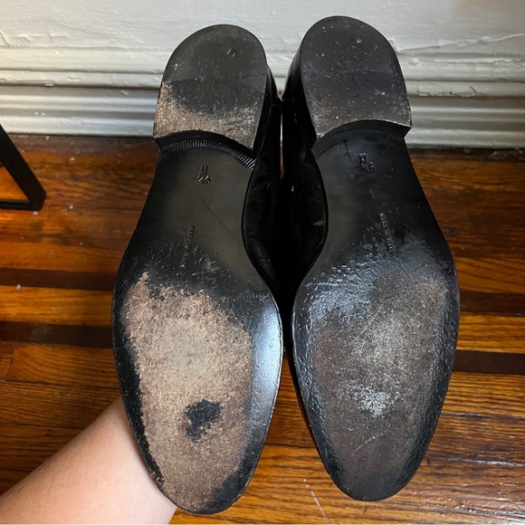 Barney’s New York Tuxedo Slip On Loafer Shoe, Black Patent Leather, Sz 9.5M - Picture 3 of 6